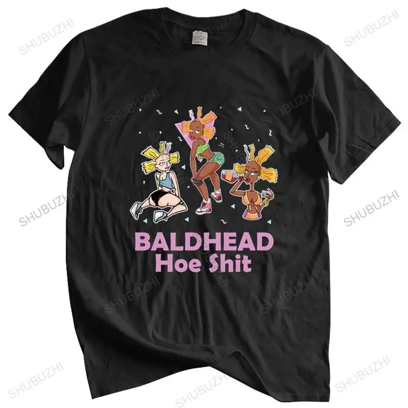 

summer t-shirt men brand teeshirt Bald Headed Hoe Shit Funny Sarcasm T-Shirt cotton tshirt Mens T-shirt Euro size TOPS