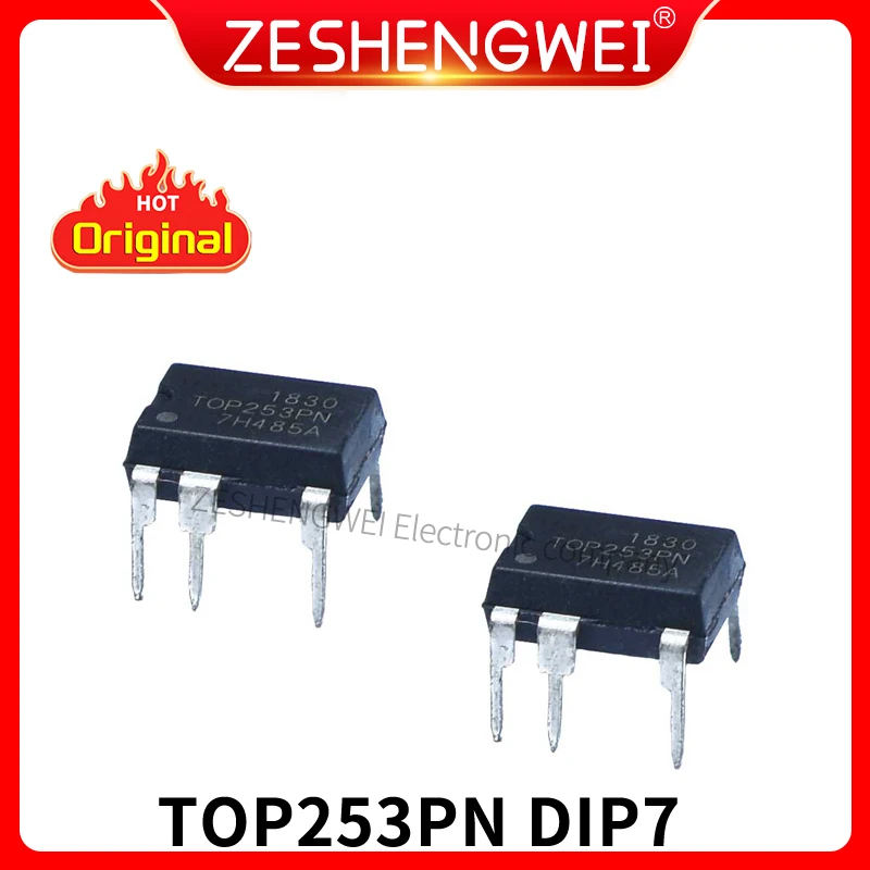 

5PCS/lot TOP253PN TOP253 DIP7 In Stock