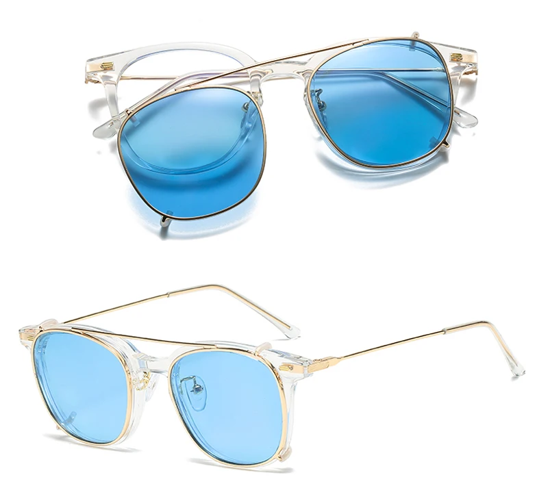 Swanwick lunettes de soleil carrées hommes polarisées tr90 femme mode clip sur femmes lunettes de soleil en métal rétro vintage dames_voghion.com