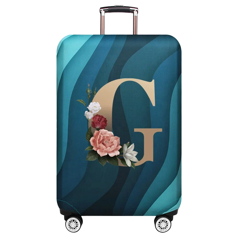 Gold Letter Print Luggage Protective Dust Cover & Travel Accessory