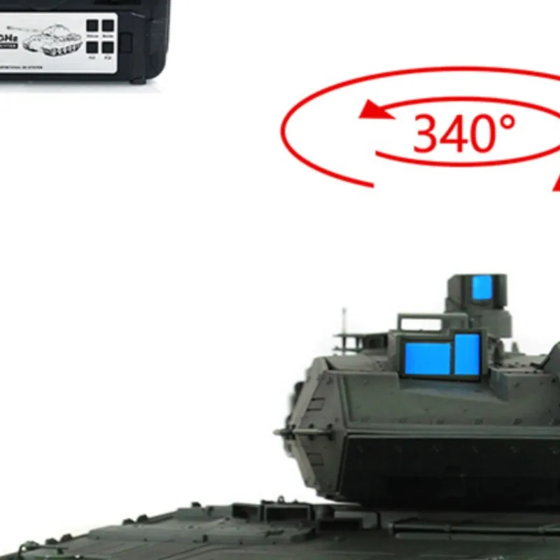 HENG LONG 1/16 그린 7.0 플라스틱 버전 Leopard2A6 RC 탱크 모..
