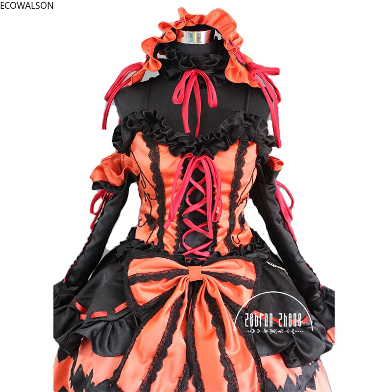 

Date A Live Cosplay Dress Costume Tokisaki Kurumi Party Costume Princess Dress Outfit Suit Custom Made for Girls Women