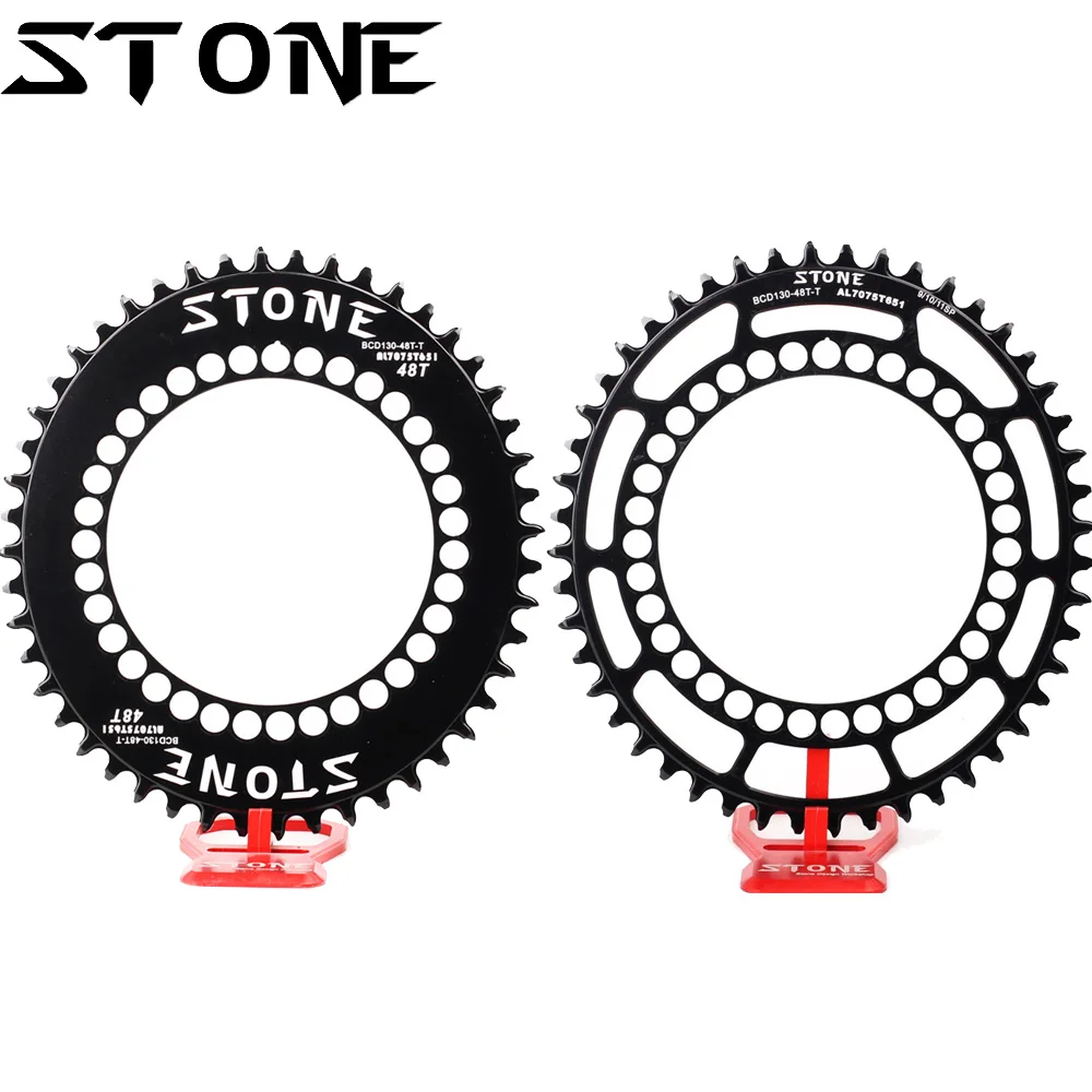 

STONE CX Cyclocross Oval Chainring BCD130mm 5 Arms For Road MTB JAVA FNHON Folding Bike 5700 6700 Chainwheel bcd130 Chain Ring