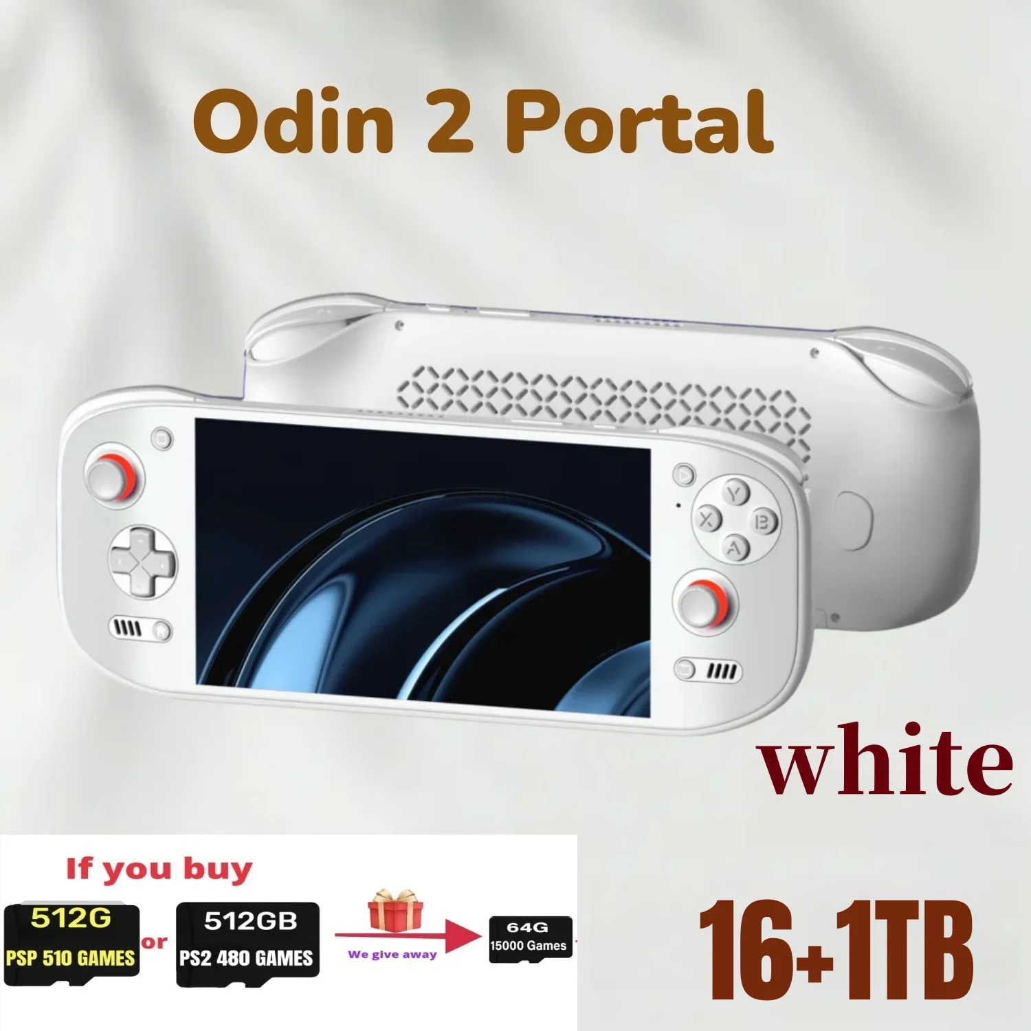 AYN Odin 2 Portal Handheld Game Console 7 Inch 120HZ Screen