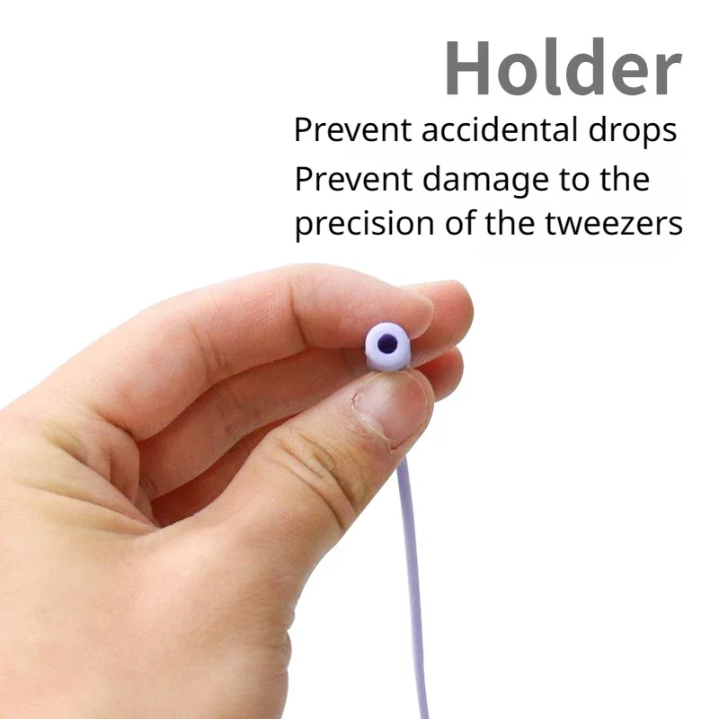 1Pc Tweezers Protector Grafting Eyelash Tweezers Bracelet Silica Gel Wrist Strap Auxiliary Lash Extension Supplies Tools 5