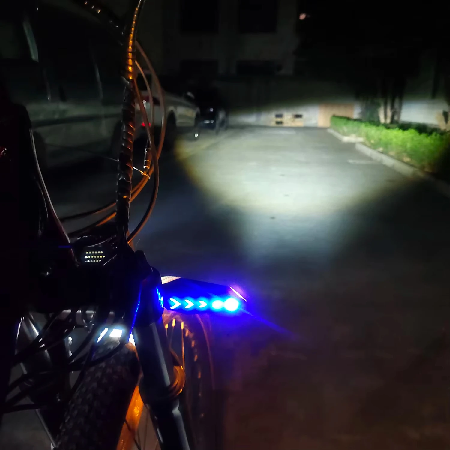 Bafang Mid Drive 모터 BBSHD BBS0102 CAN 또는 UART 48V/52V용 방수 케이블이 포함된 eBike 라이트 키트