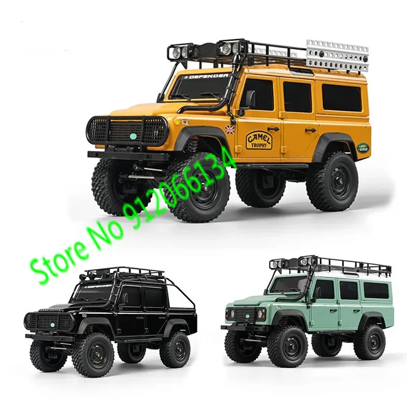 Professional Modification 1/18 4WD Climbing RC Car 2.4G 4CH Linkage Lights Metal Remote Control Racing Off-Road Truck Vehicle 5