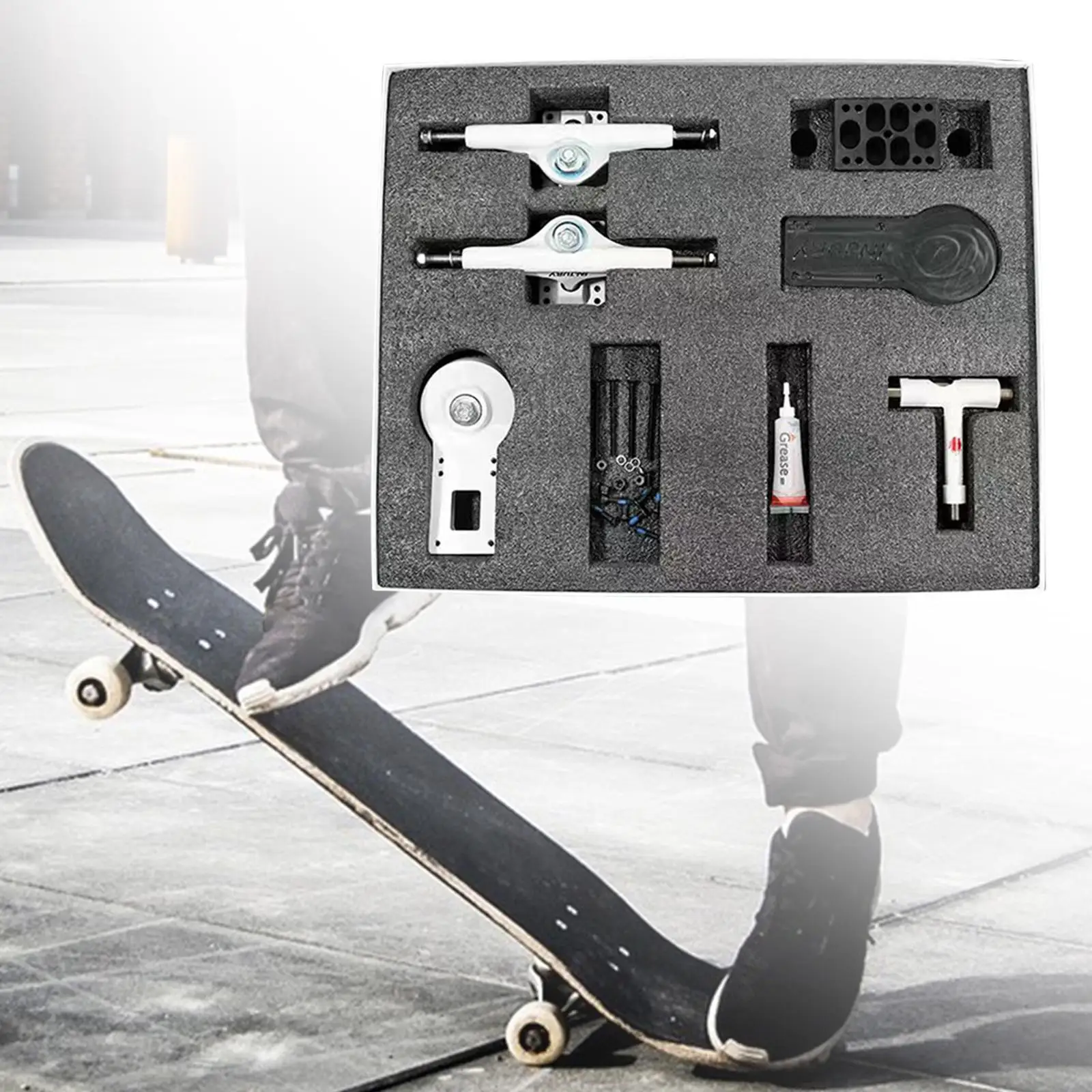 Skateboard Truck 15.9cm for Skateboarders Professional High Speed Skateboard Accessories Skateboard Bearing Skateboard Hardware Skateboard Truck 15.9cm for Skateboarders Professional High Speed Skateboard Accessories Skateboard Bearing Skateboard Hardware