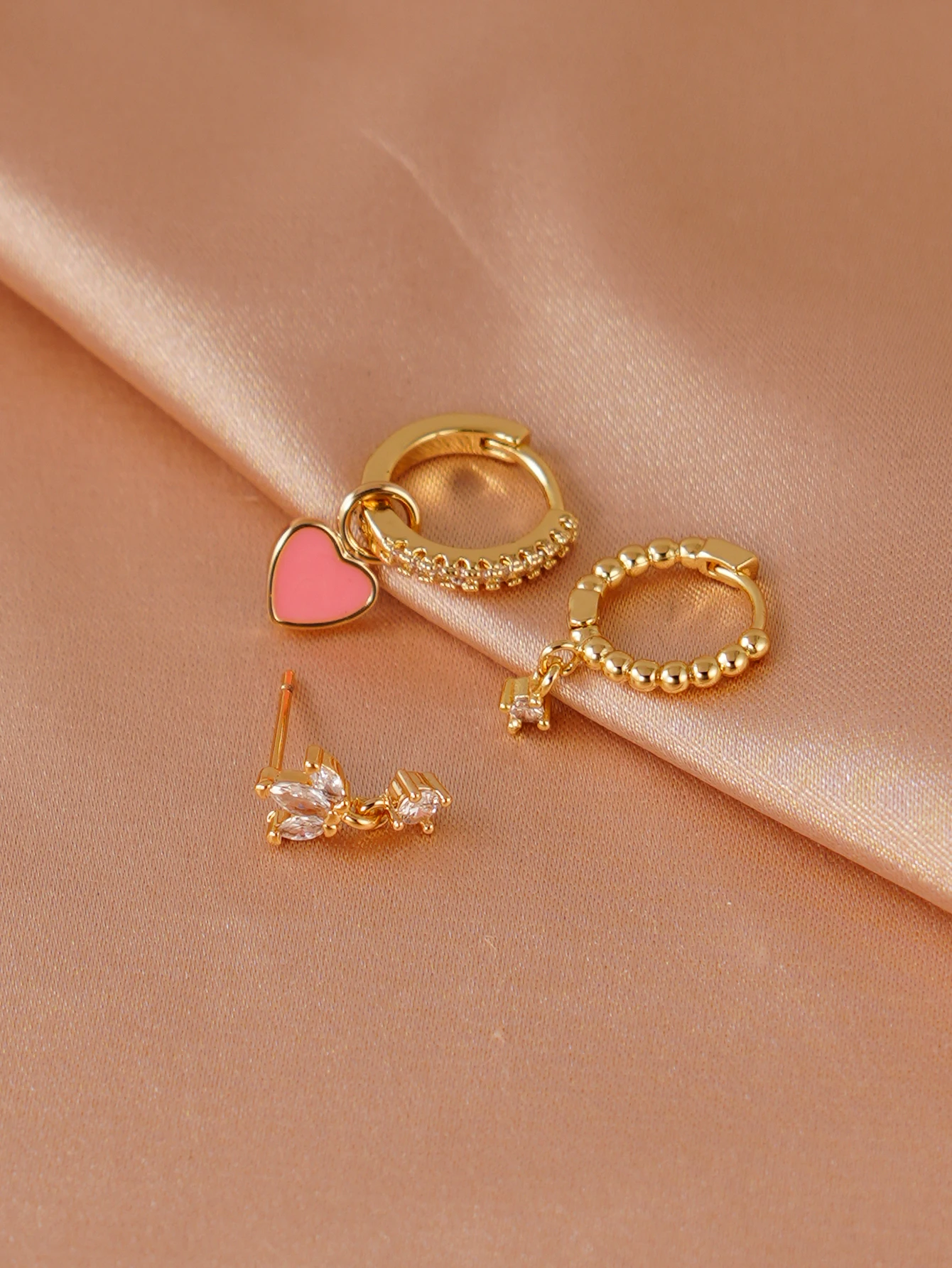 Elegant Women Cube Zirconia Earrings Copper Compatibility: Womens fashion