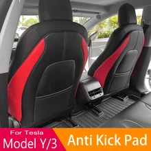 Protecteur de siège arrière de voiture pour Tesla modèle 3, tapis en cuir pour enfants, Anti-boue, accessoires d'intérieur sales, 2022