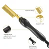 Hair Straightener Flat Irons Wet Dry Use Hot Comb Heating Hair Straight Styler Curling Iron Comb Fast Heating Press Comb 2