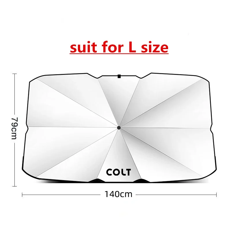 Premium Car Insulated Windshield Sunshade - Universal Fit for Maximum Sun Protection