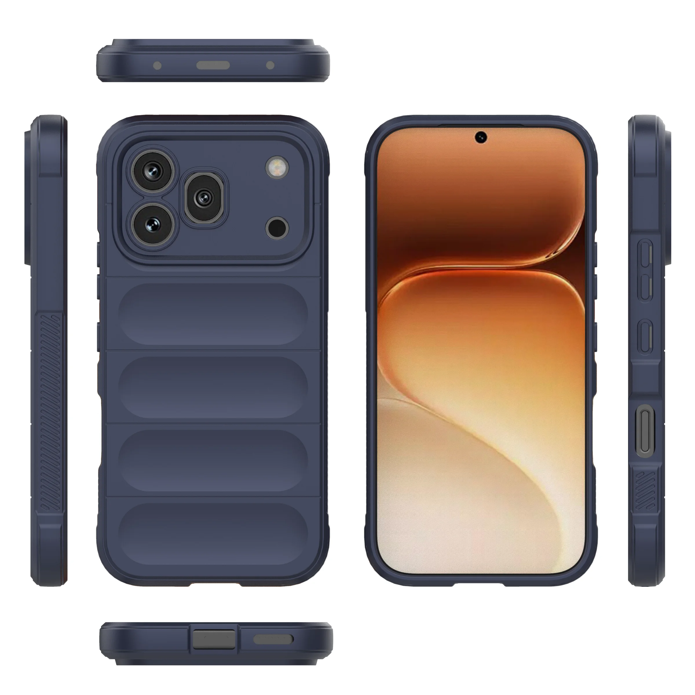 Shockproof Silky Smooth Matte Soft TPU Silicone Phone Case - Slim Protective Cover