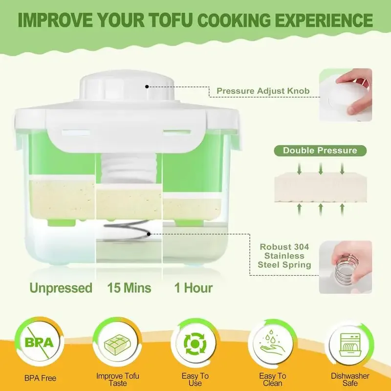 Paneer Press DIY Tofu Mold Kitchen Cooking Tool Set Homemade Plastic Tofu Press Mould DIY Tofu Mold Kitchen Gadgets Kitchen Tool