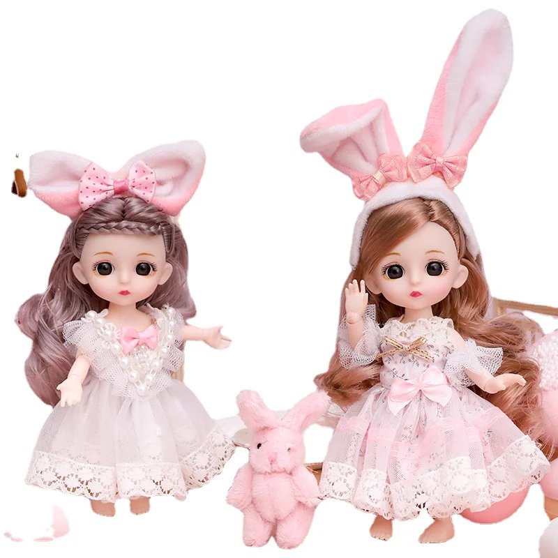 Hxl Doll Girl Toy Crossdressing Mini Princess Suit Large Gift Box Simulation