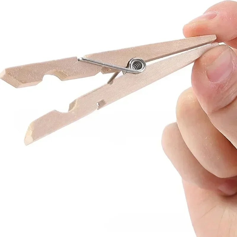 50pc Clothes Pins Wooden Clothespins 7.2cm Natural Wood Color Heavy Duty Wood Clips Hanging Clothes Outdoor Decorative Photos clothes pegs,photo clips