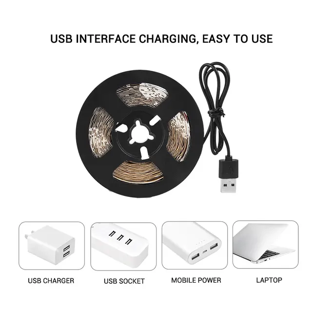 Dc 5V Usb Led Grow Light Teljes Spektrum 0,5-3M Növényi Fénynövekedés Csoport Phyto Lapp Zöldség Virág Palántához Növekszik - Image 3