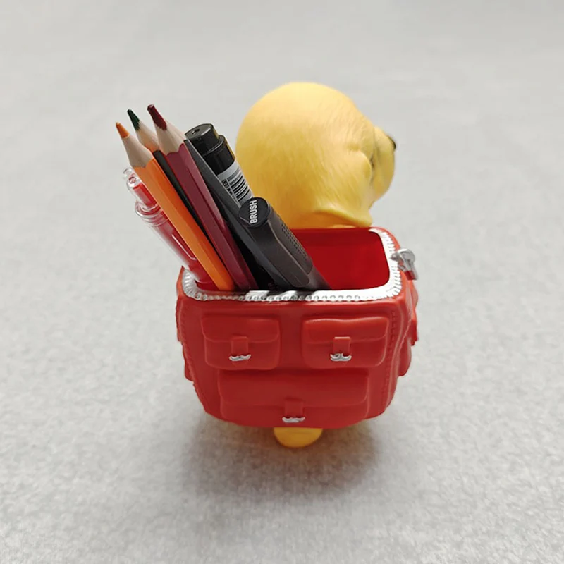 Dog Desk Pencil Holder Labrador Retriever Unique Pencil Cup Funny Desktop Organizer Desktop School Desk Decoration Cute