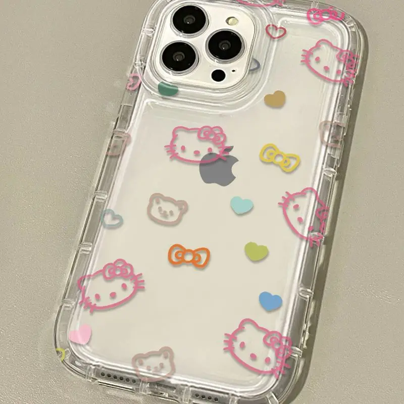 thumbnail image 1 of Sanrio funda transparente Hello Kitty para Xiaomi Redmi Note 12 Pro Plus Turbo 12S 11 11S 10 10S 9 9S 9T 8 12C 10C 10X 9A, 1 of 5