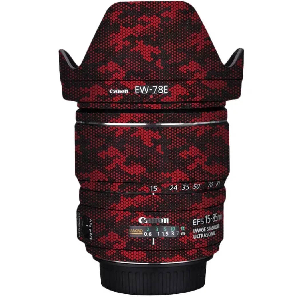 캐논 EF15-85 F3.5-5.6 데칼 스킨 비닐 랩 필름 카메라 렌즈 보호 스티커 코트, EFS 15-85mm F3.5-5.6 IS USM EF-S 1585