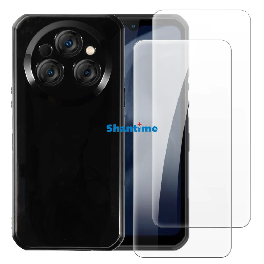 Durable Soft Case with Dual Tempered Glass Screen Protectors