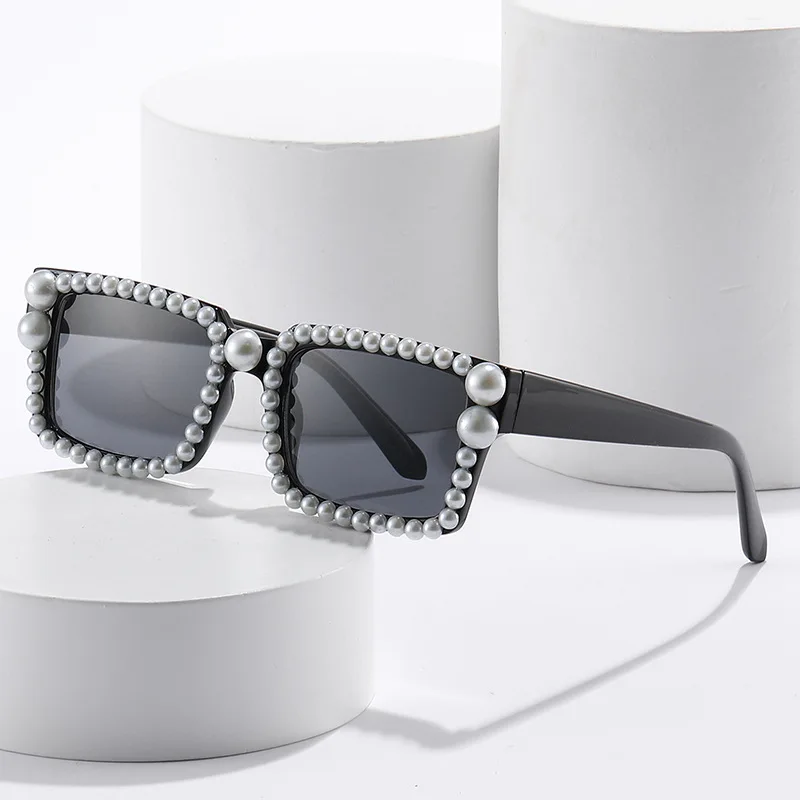Vintage Square Pearl Sunglasses For Women With Pearl Accents And UV400  Lenses Designer Fashion Eyewear For Classic Leisure And Ultraviolet  Protection From Luxuryeyewear, $33.66
