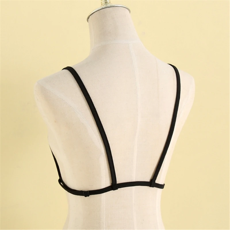 Lace Camisole Tops Cotton Mock Camisole Wrapped Chest Overlay Modesty Panel Vest Cleavage Cover X4YC