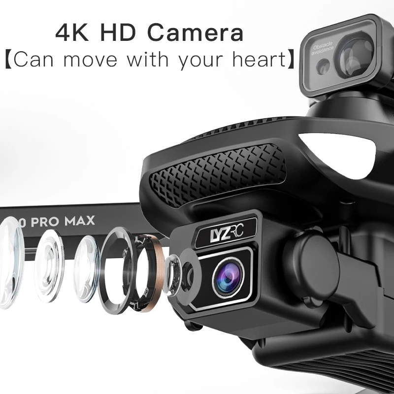 L500 프로 맥스 전문 드론, 4K ESC 듀얼 카메라, 360 ° 레이저 장애물 회피, 브러시리스 모터, GPS, RC 쿼드콥터, 미니 드론 장난감