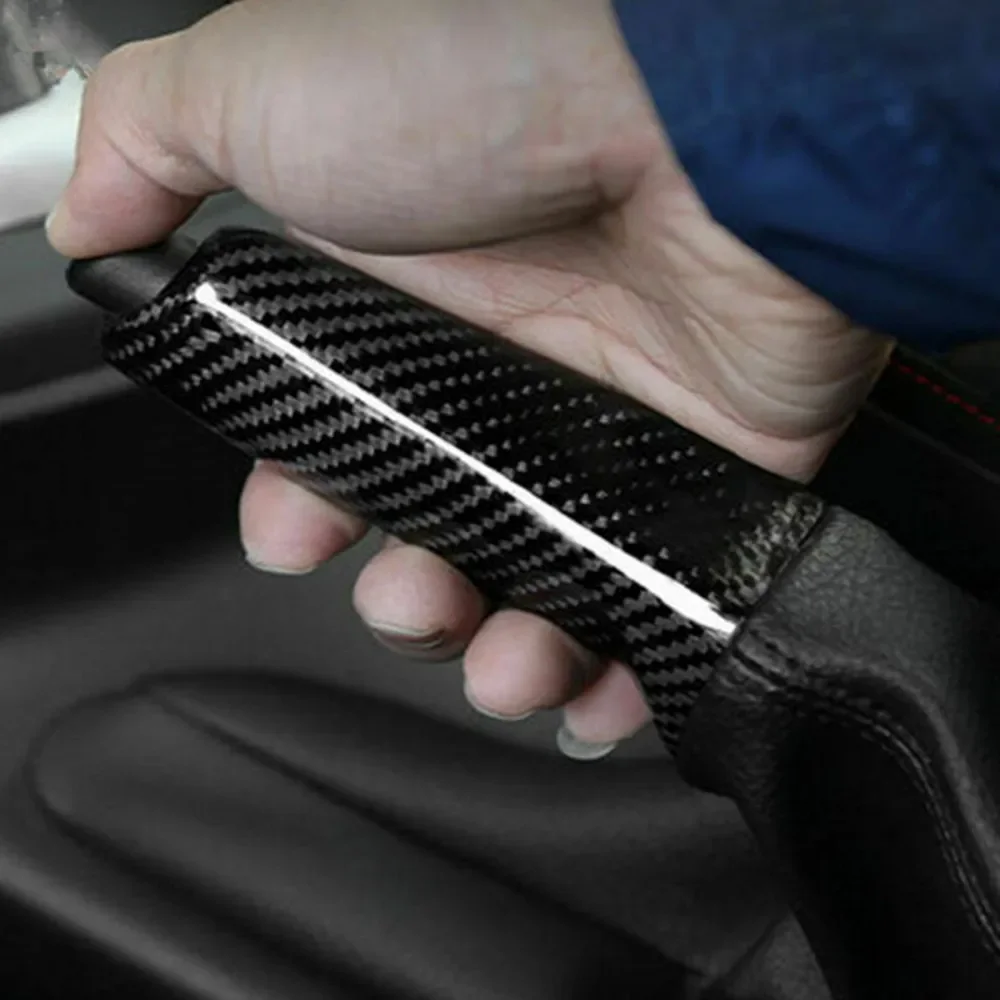 Car Brake Handle For BMW E46 E90 E92 F30 F32 F80 Handbrake Cover Handle Cover Water Transfer Printing ABS Car Handbrake Parts