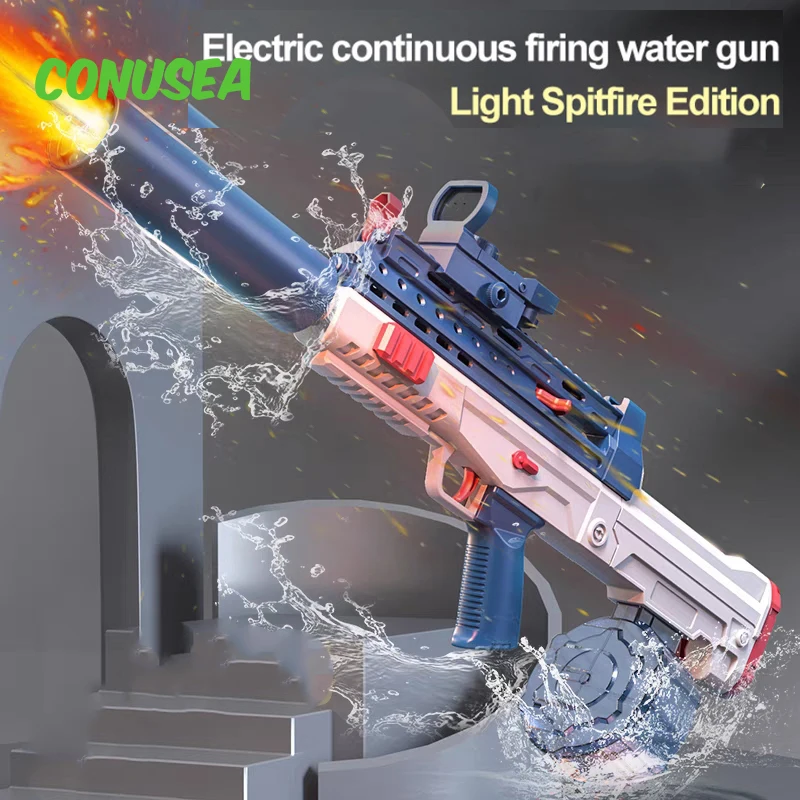 Water guns and Blasters Water gun powerful electric Watergun Blaster spyra  z one zone two spary Litvin queue mode and battery with LED displayolume  750 ml. 25 shots automatictraumat Nerf toy weapons - AliExpress