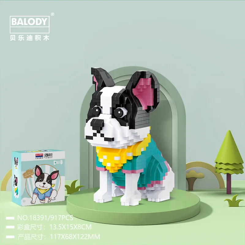 Adults Animals Micro Building Blocks Toy for Kids 5 to 7 Year Old Children Dog Bricks Construction Set Mini Toy Games Child Gift