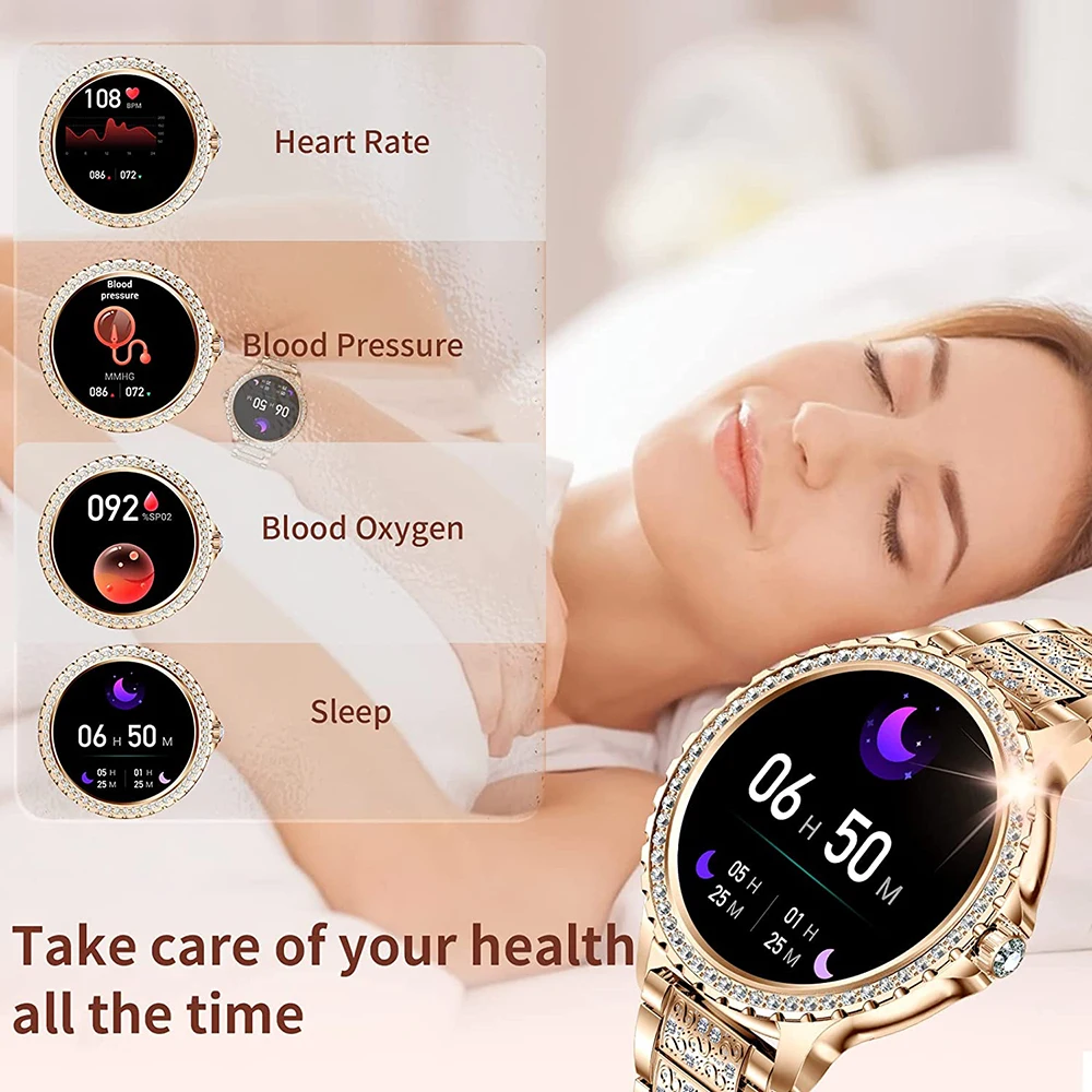 Huawei-reloj inteligente Xiaomi para mujer, accesorio de pulsera resistente  al agua con llamadas, Bluetooth, control de presión arterial, compatible  con Android 2023, 360x360 - AliExpress