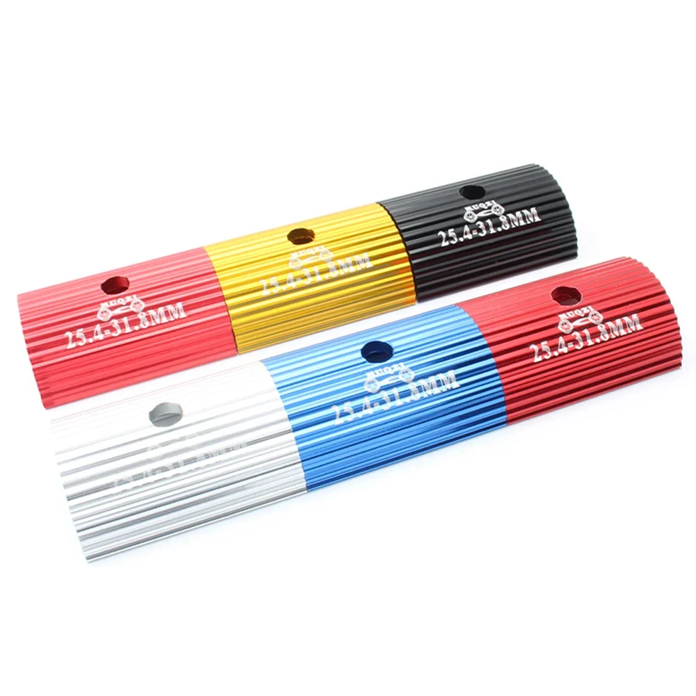 Bicycle Handlebar Shim Adapter Aluminum Bike Handlebar Stem Spacer Conversion 25.4-31.8mm/31.8-35mm Bike Bar Bore Adjuster Adapt