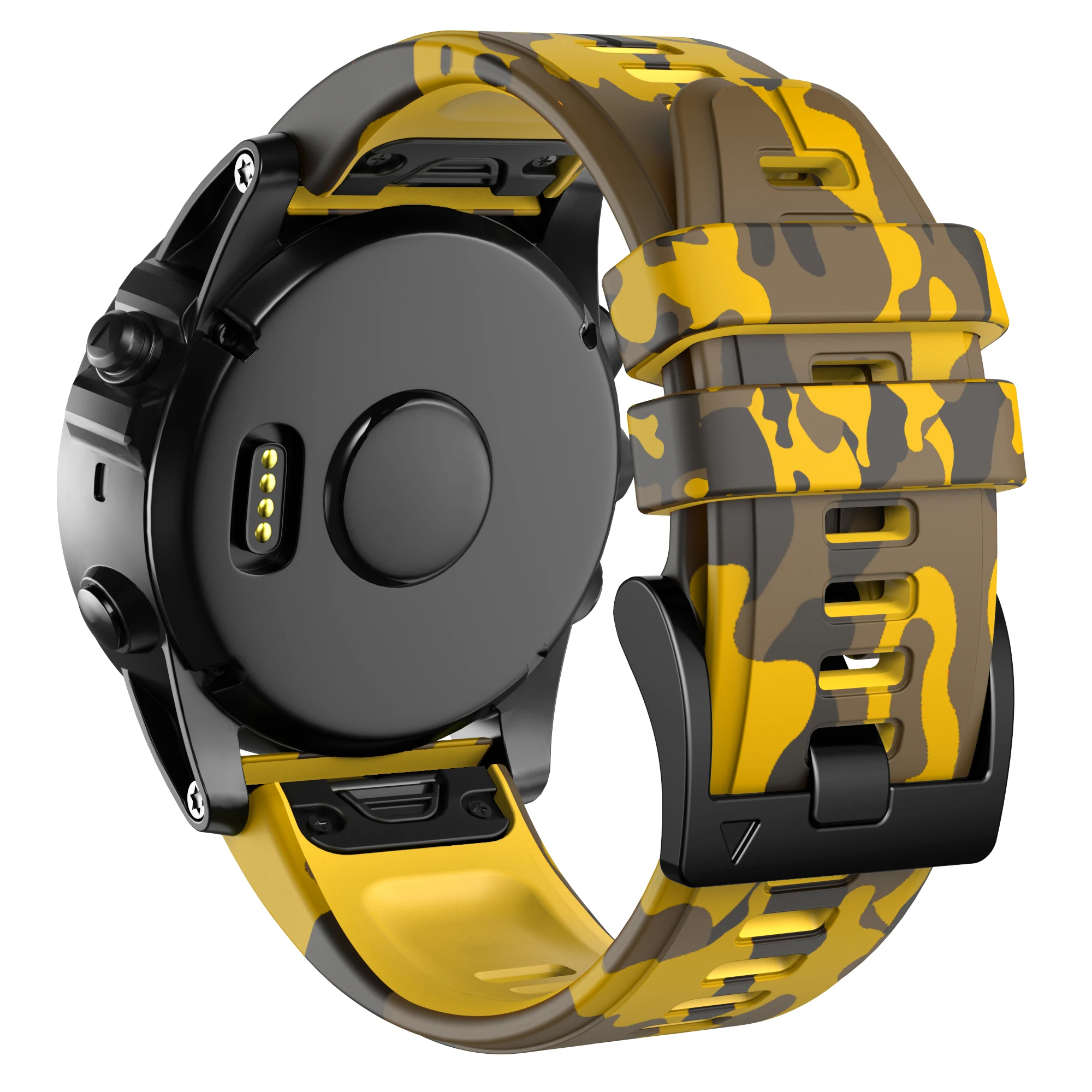 22 26mm Pringting Ǹ ü  Ʈ, Garmin Fenix 7X 7 6 6X Pro 5 5X Plus 3HR Easy Fit   ո 