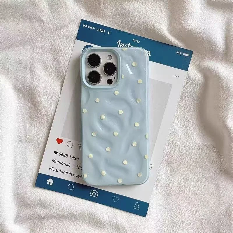 รูปสินค้า เคสจุดดำสุดเท่ ปกป้อง iPhone ได้ทุกรุ่น