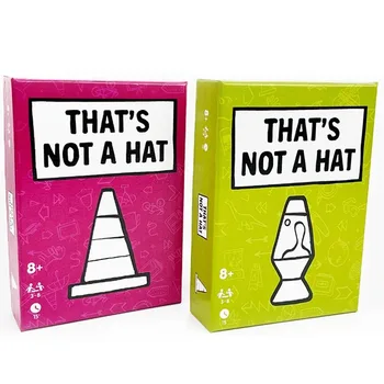 Unique That’s Not a Hat Happy Party Game Set,Top Board Game with Basic Extended Card Game, English Tabletop Game for 3-8 Players 1