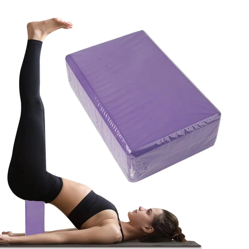 Set of 2 High-Density Foam Yoga Blocks - Lightweight, Supportive, and Odor-Free