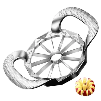Upgraded 12 Blades Apple Slicer and Corer,Stainless Steel Ultra-Sharp Fruit Slicer Cutter Tools Kitchen Accessories 1