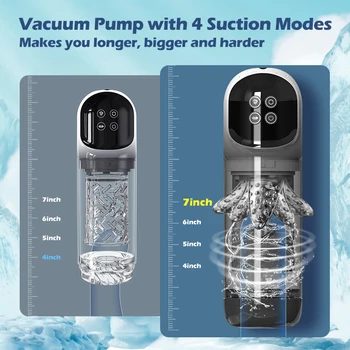 7 Rotating Sucking Water SPA Automatic Male Masturbator Cup Real Pussy Blowjob Machine Adult Masturbation Sex Toys For Men Male