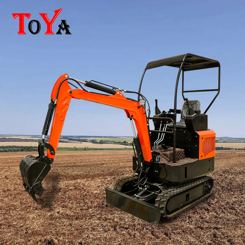 

Side swing anti-rollover hydraulic bucket compact machinery household mini crawler track crawler digger bagger rubber customized