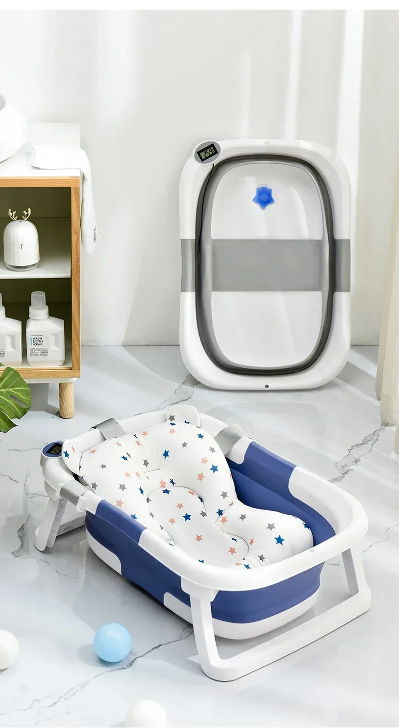 Portable Baby Bath Foldable Real-time Temperature S085ed5513c9e41d58aba20f6097983feL