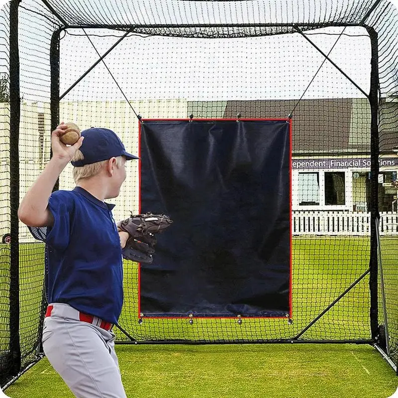 TrainingBaseballPitchingBackstopBattingCageTargetBackdrop