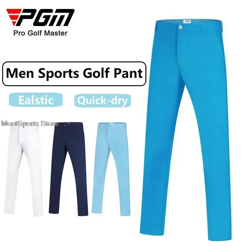 Golf Sports Trousers Men Summer Breathable High Stretch Quick-Dry Straight Golf Pants For PGM