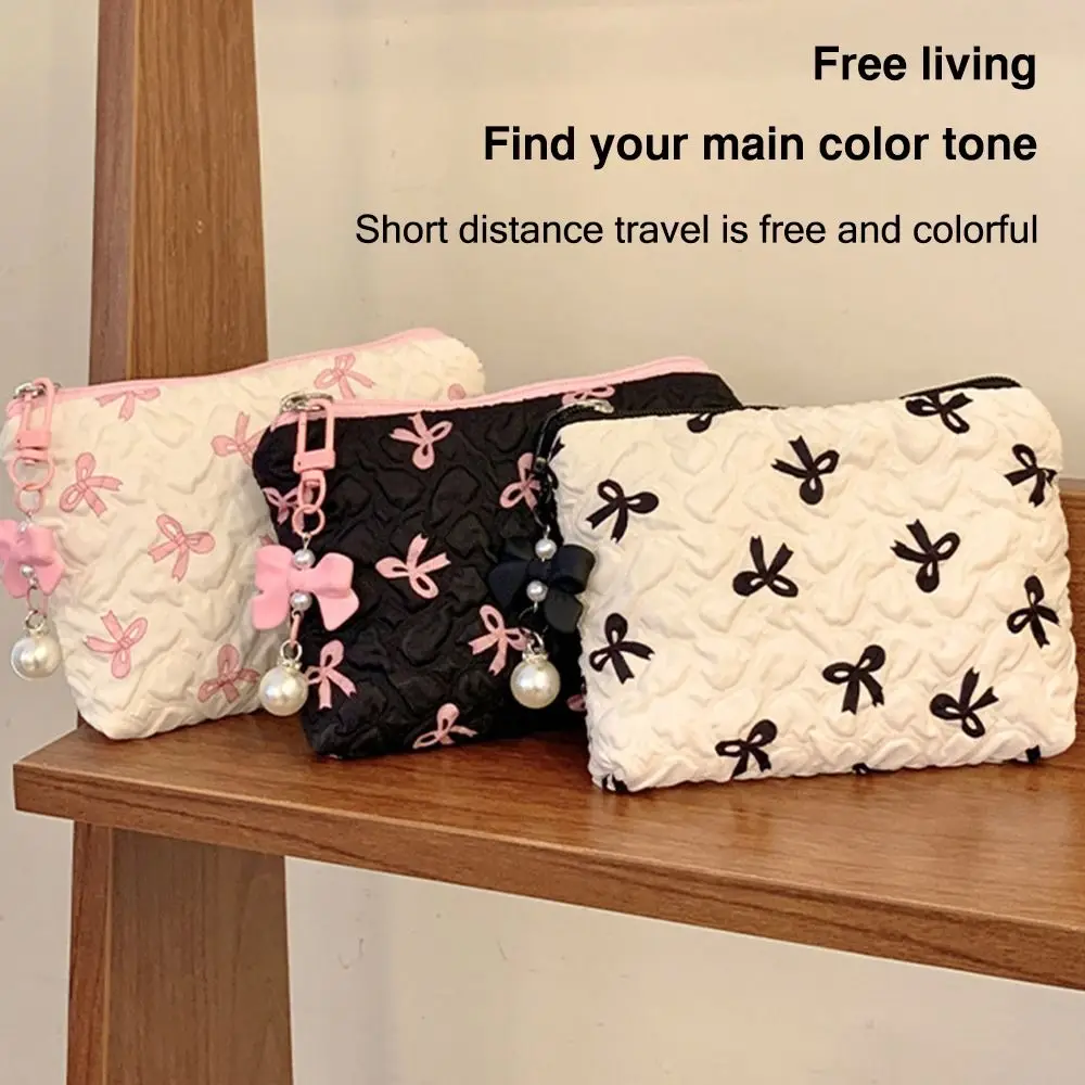 Cotton Makeup Bag for Women Travel Cosmetic Pouch