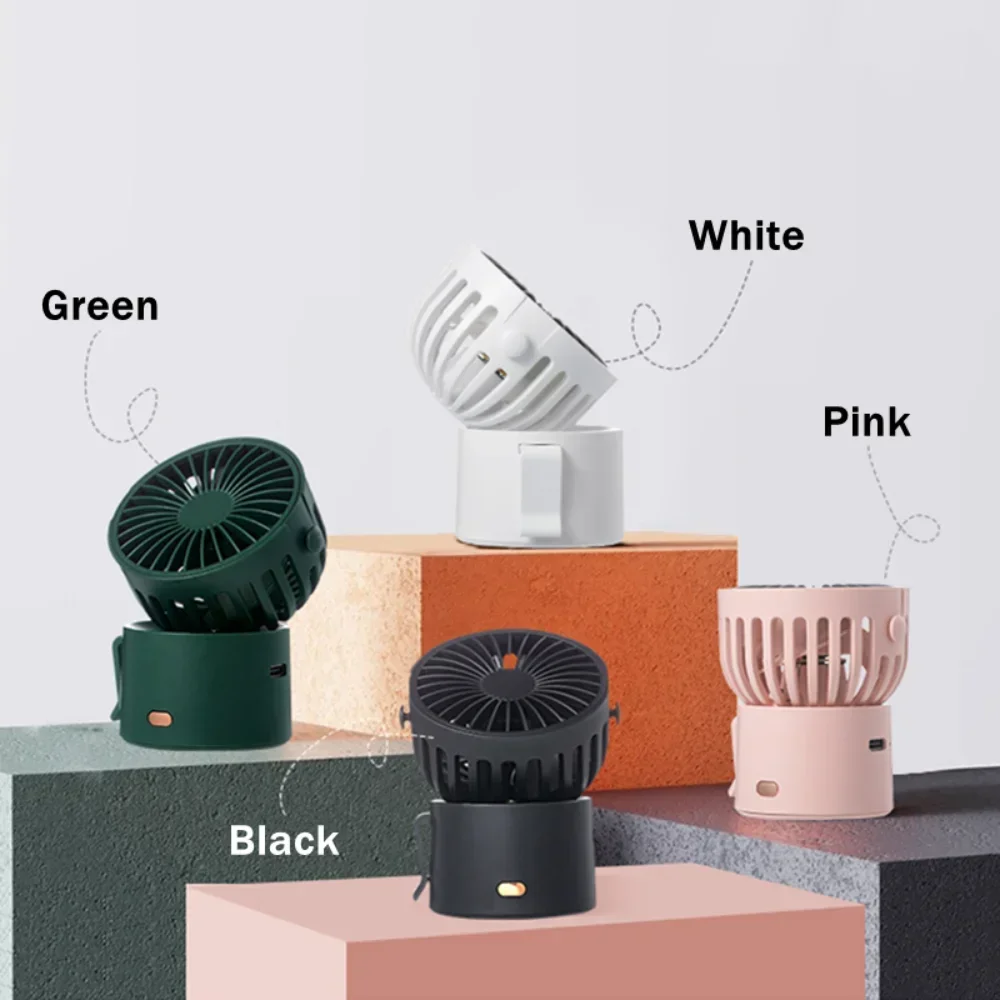

Creative Portable Hanging Neck Mini Fan USB Rechagreable Silent Travel Handheld Air Cooling Fan For Office Home Room Table Fans