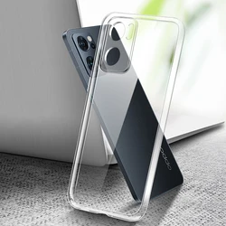 Ultrathin Transparent Shockproof Phone Case with 360° Camera Protection for OPPO A56s 5G (Clear)