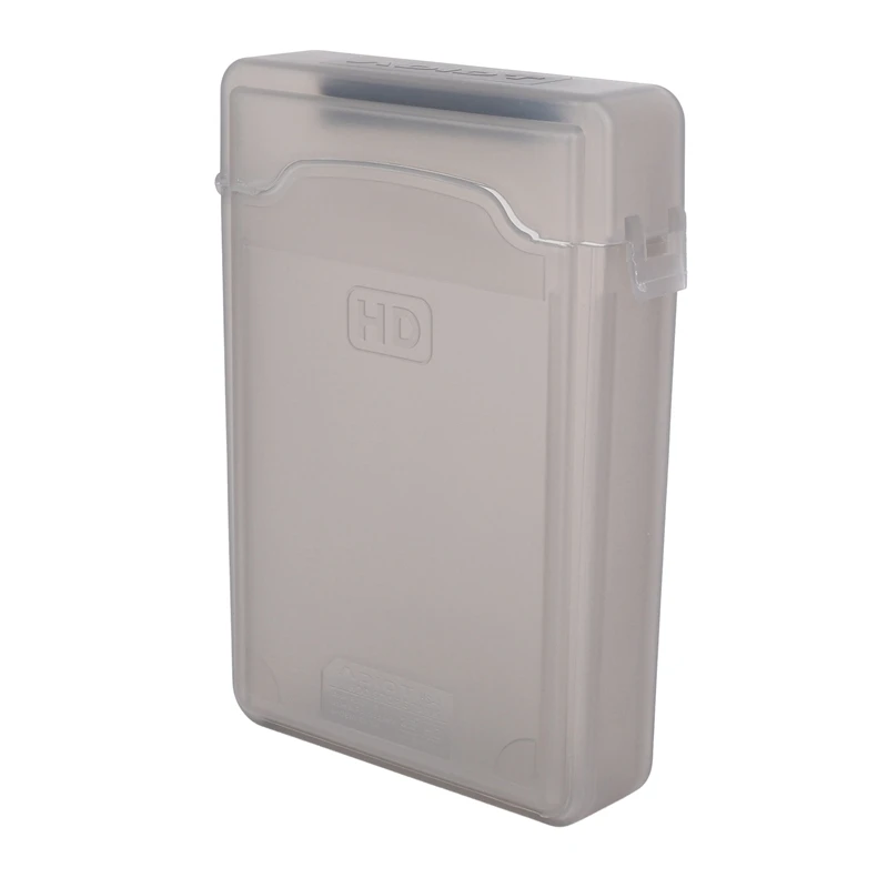 3.5" IDE SATA HDD Hard Drive Disk Plastic Storage Box Case Enclosure Cover 5 Pcs external hard drive case hard drive enclosure hard disk case hdd case enclosure