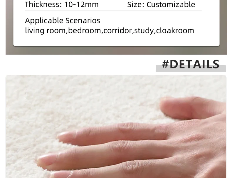 Description Picture 4 of itemBedroom Rug Soft Fluffy Carpet Living Room Area Rugs Bedside Home Decoration Pink Dragon Floor Mat Shaggy Ковер Мягкий Пушистый