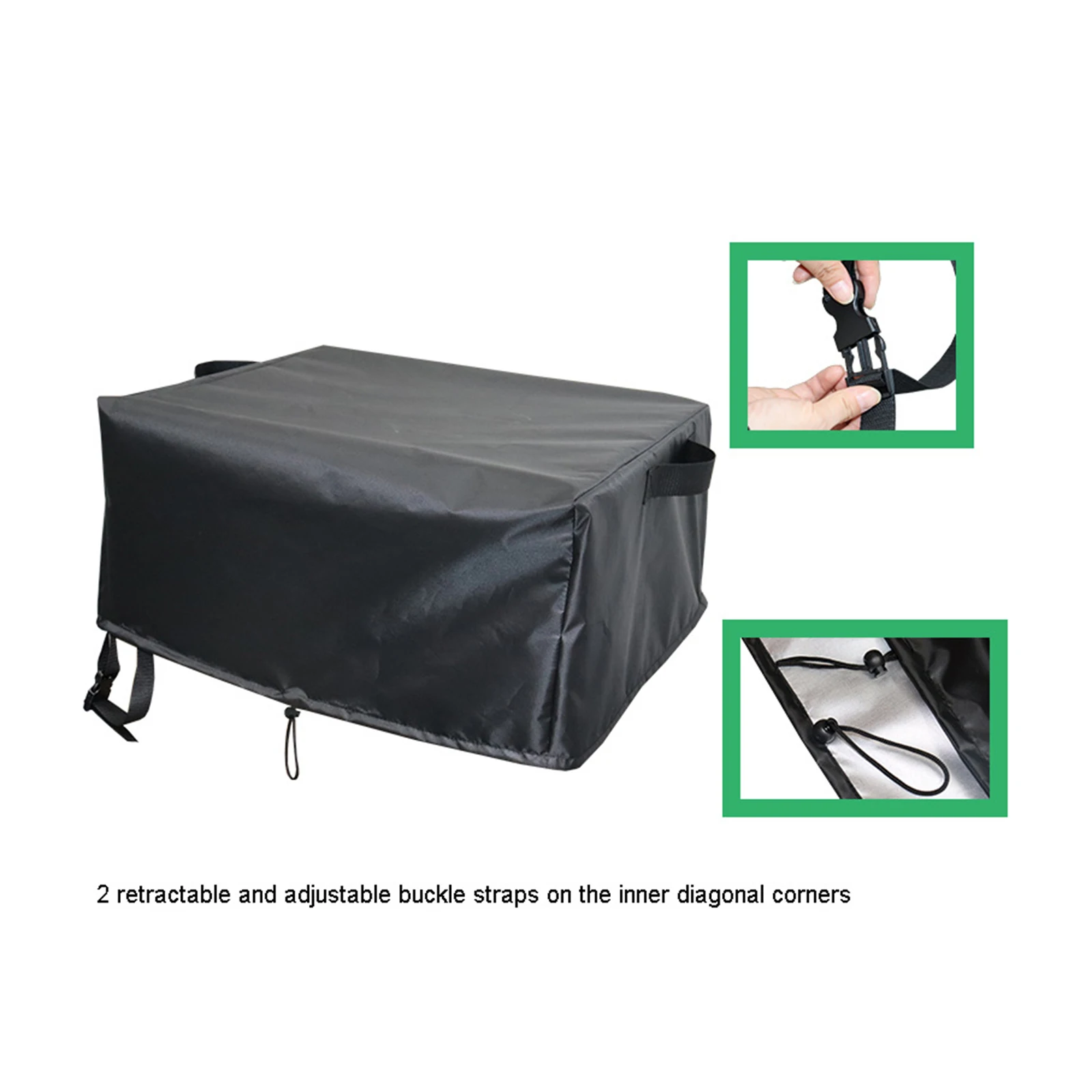 Pizza Oven Cover Water Resistant Oxford Cloth Portable Universal Outdoor Protective Cover for Travel BBQ Garden Camping Backyard