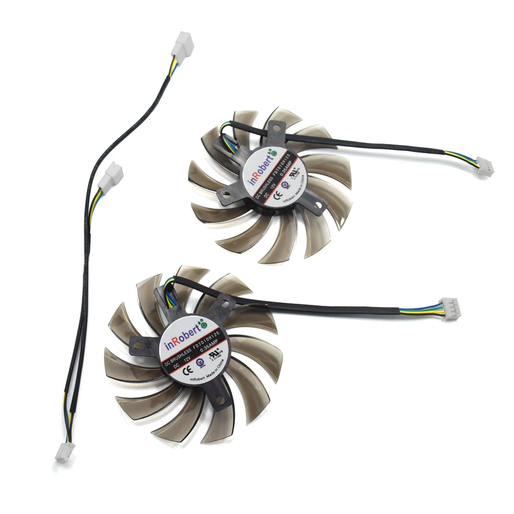 Ricambio Fai Da Te Fd7010H12S 75Mm Ventola Di Raffreddamento Per Asus Msi Radeon Zaffiro 6930 7850 Gtx 550 750 Ti Hd 770 Raffreddamento Scheda Video